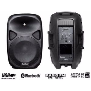 Parlante Activo De 120 W Rms Con Reproductor Mp3, Bluetooth