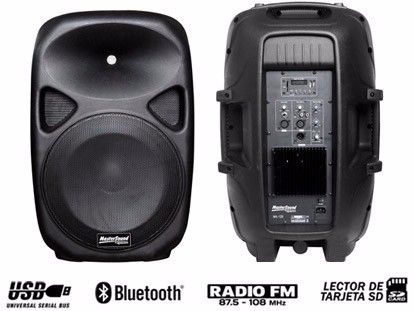 Parlante Activo De 120 W Rms Con Reproductor Mp3, Bluetooth