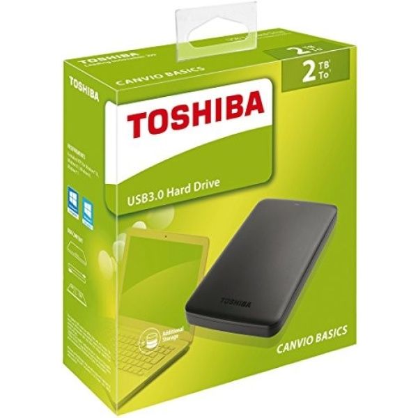 TOSHIBA CANVIO BASICS 1TB 3.0 NEGRO 2.5″ EXTERNO