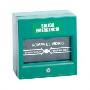 Pulsador de energía generico verde