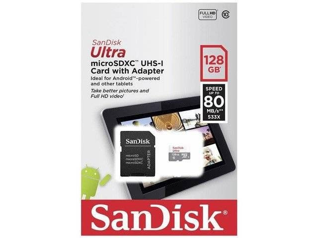 SanDisk 16gb microSDHC Class 4 w/adpt (CH)