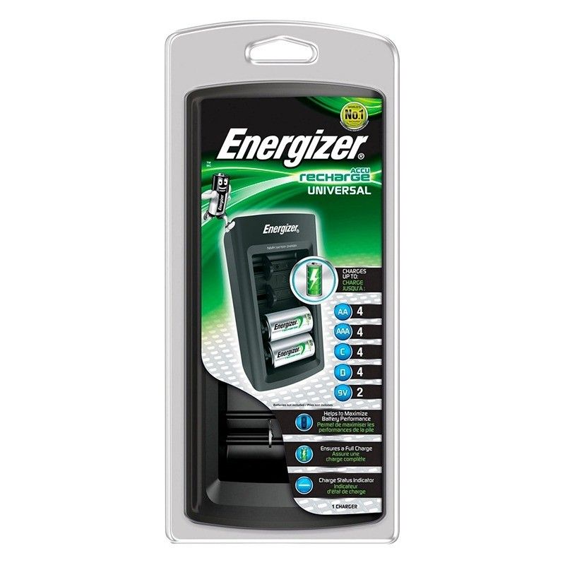 Cargador Rápido de Pilas, Universal, Energizer