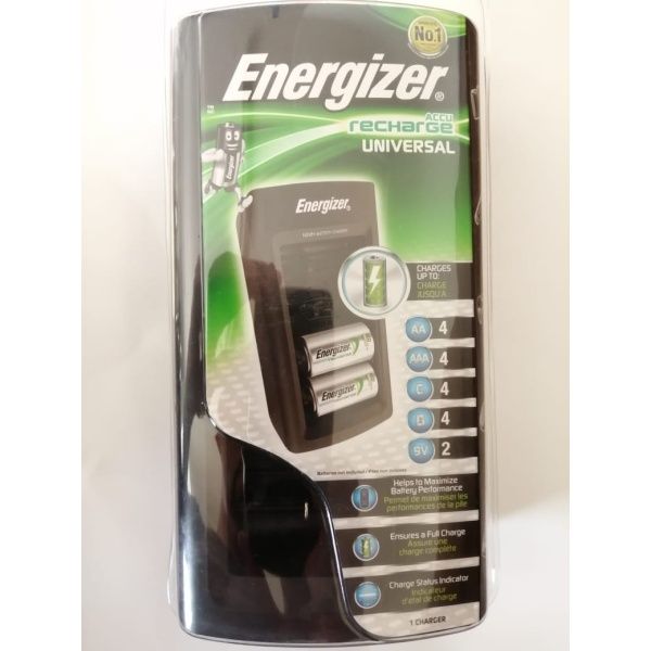 Cargador Rápido de Pilas, Universal, Energizer
