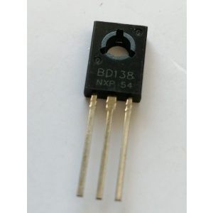 BD138 - Transistor de Unión Bipolar Único, PNP, 60 V, 1.25 W, -1.5 A, 250 hFE