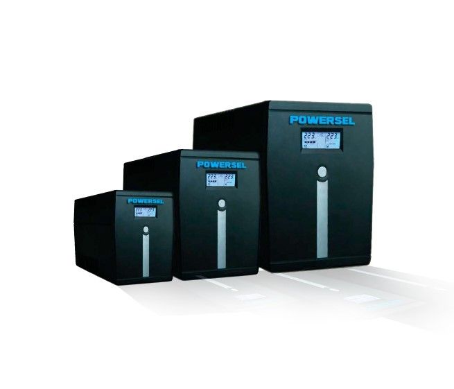 UPS MARCA POWERSEL SERIE PSI 800VA / 480 WATT, DISPLAY, TECNOLOGÍA INTERACTIVA