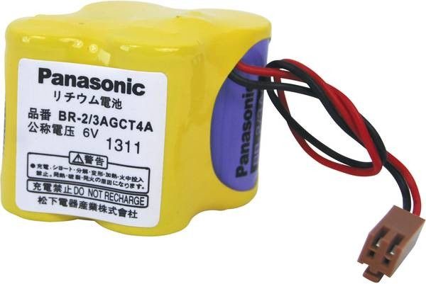 Panasonic BR2 / 3AGCT4A Batería no estándar Enchufe de litio 6 V 2400 mAh 1 pieza