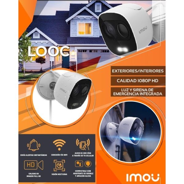Cámara Bullet WiFi IP IMOU 2mp