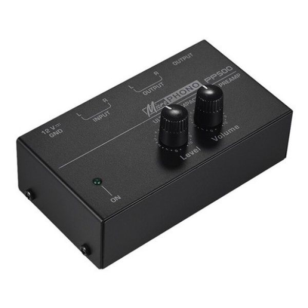 Preamplificador PP500 Phono Ultracompacto Con Nivel Y Volumen