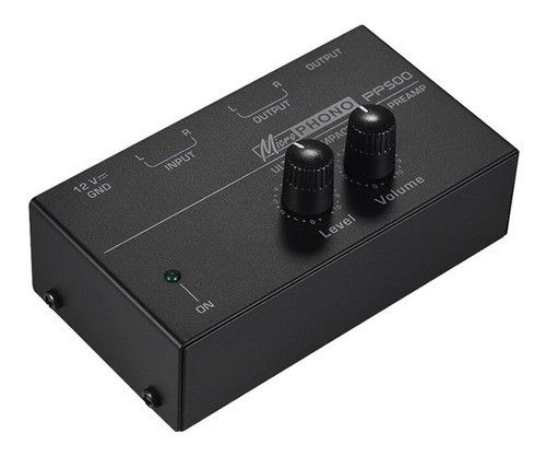 Preamplificador PP500 Phono Ultracompacto Con Nivel Y Volumen