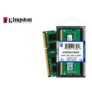 Memoria Ram DDR4 8GB 2666 MHz, SO-DIMM, PC4-21300, CL19, 1.2V.Kingston