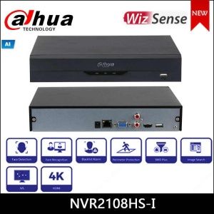NVR WizSense 8 CH 4K 6Tera 80mbps HDMI P2P H265/H264.DAHUA