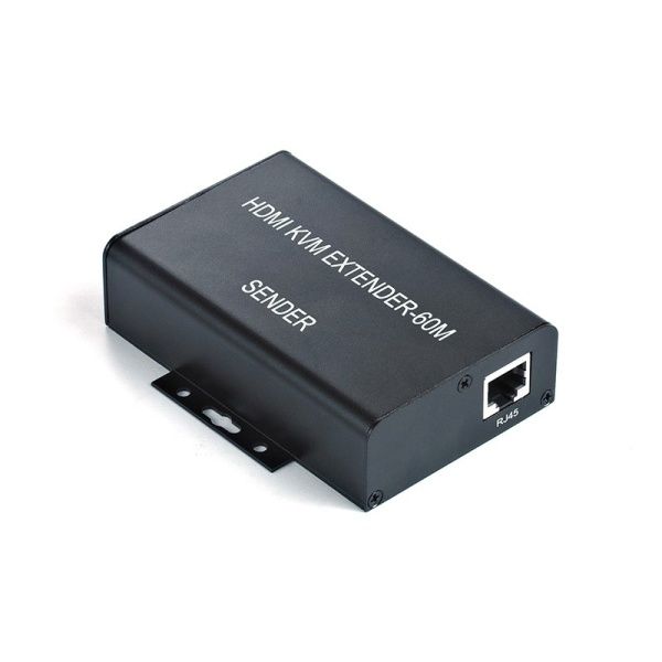 Extensor KVM HDMI, teclado y mouse USB-A, Lan Ethernet 60Mts - TeslaDelta