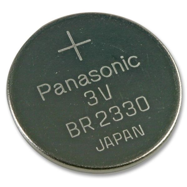 BR2330 Pila botón Litio alta temperatura original. Panasonic