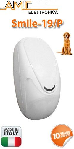 Detector de Movimiento PIR AntiMascotas Smile 19/P | AMC Security