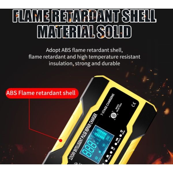 Cargador baterías de GEL/AGM/Plomo acid/auto/moto.12 V/10A, 24 V/5A.