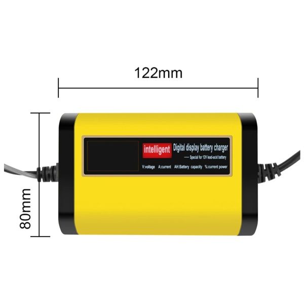 Cargador baterías de GEL/AGM/Plomo acido.12V/2A,.Inteligente.