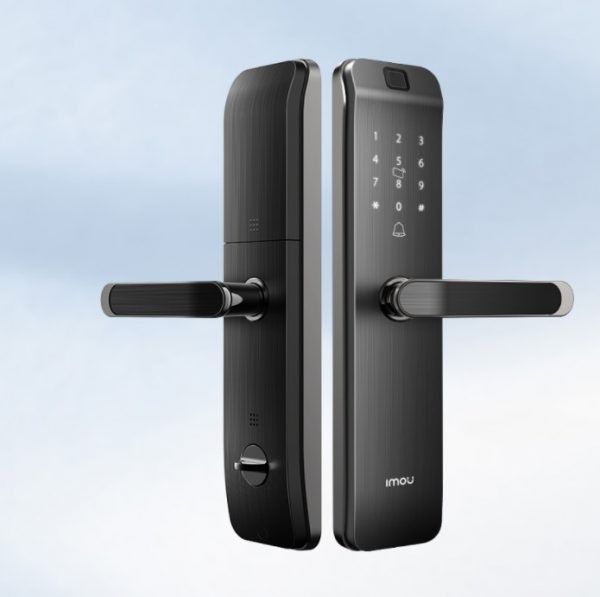 Chapa de seguridad inteligente huella, tarjeta, bluetooth clave Imou.