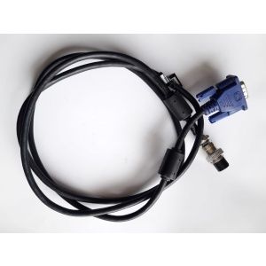 Cable VGA c/ conector Aviacion,para DVR movil y otros 1.5 Mts