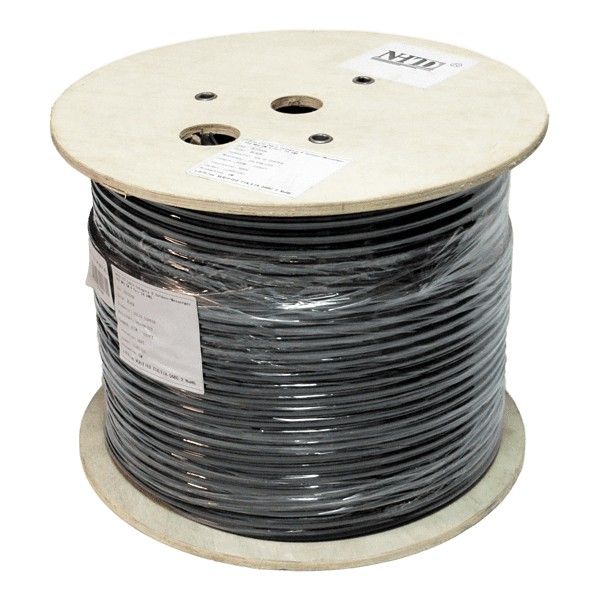 Cable UTP Cat 6 NHTD 305m Negro Mensajero Exterior