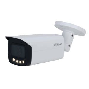 Cámara Dahua IP bullet AI Full-Color 8MP 2.8mm LED 50m PoE Alarma 1/1 Audio 1/1 IP67 ePoE Soporta Micro SD.