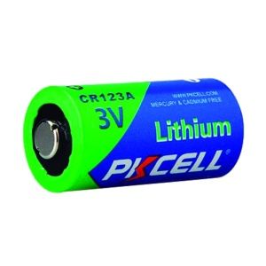 CR17335E/CR123A Pila litio 3V 1,5AH no recargable.PKCELL