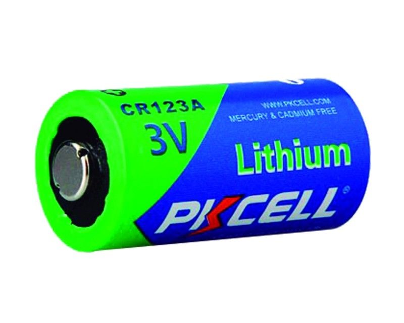 CR17335E/CR123A Pila litio 3V 1,5AH no recargable.PKCELL