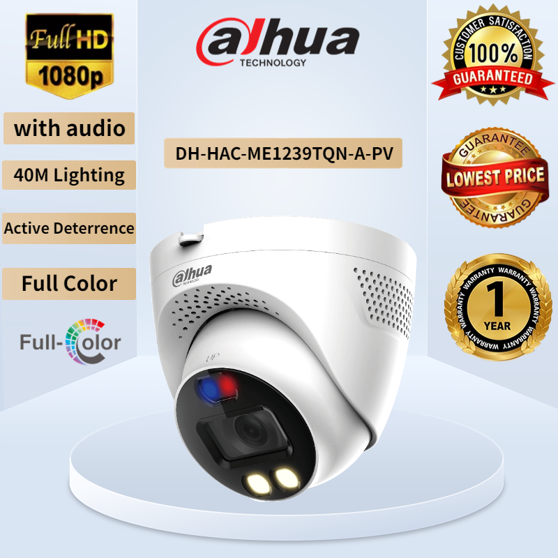 Cámara IP domo 2 Mp lente 2.8 mm antivandálica DAHUA